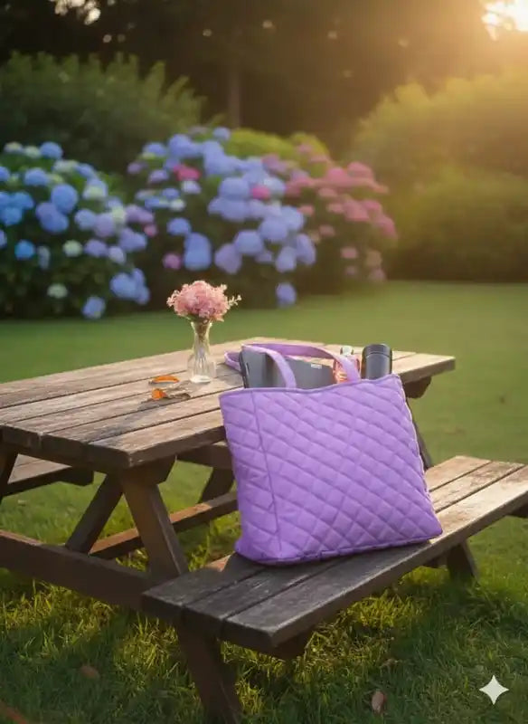 Pastel Purple Fluffy Bag